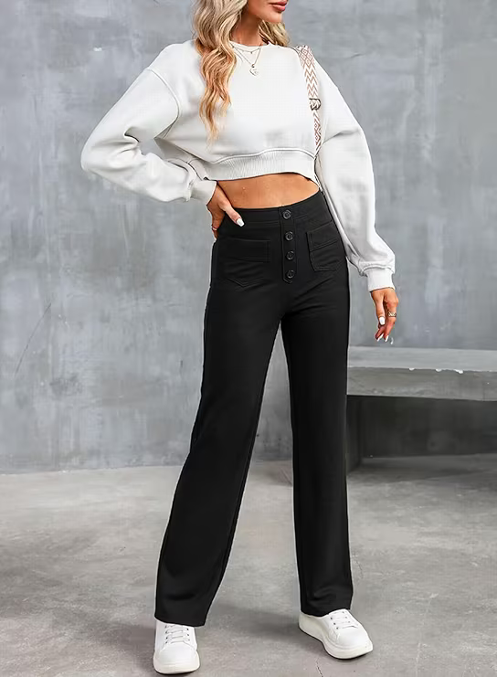 Clara™️ | Elegante Broek Met Hoge Taille