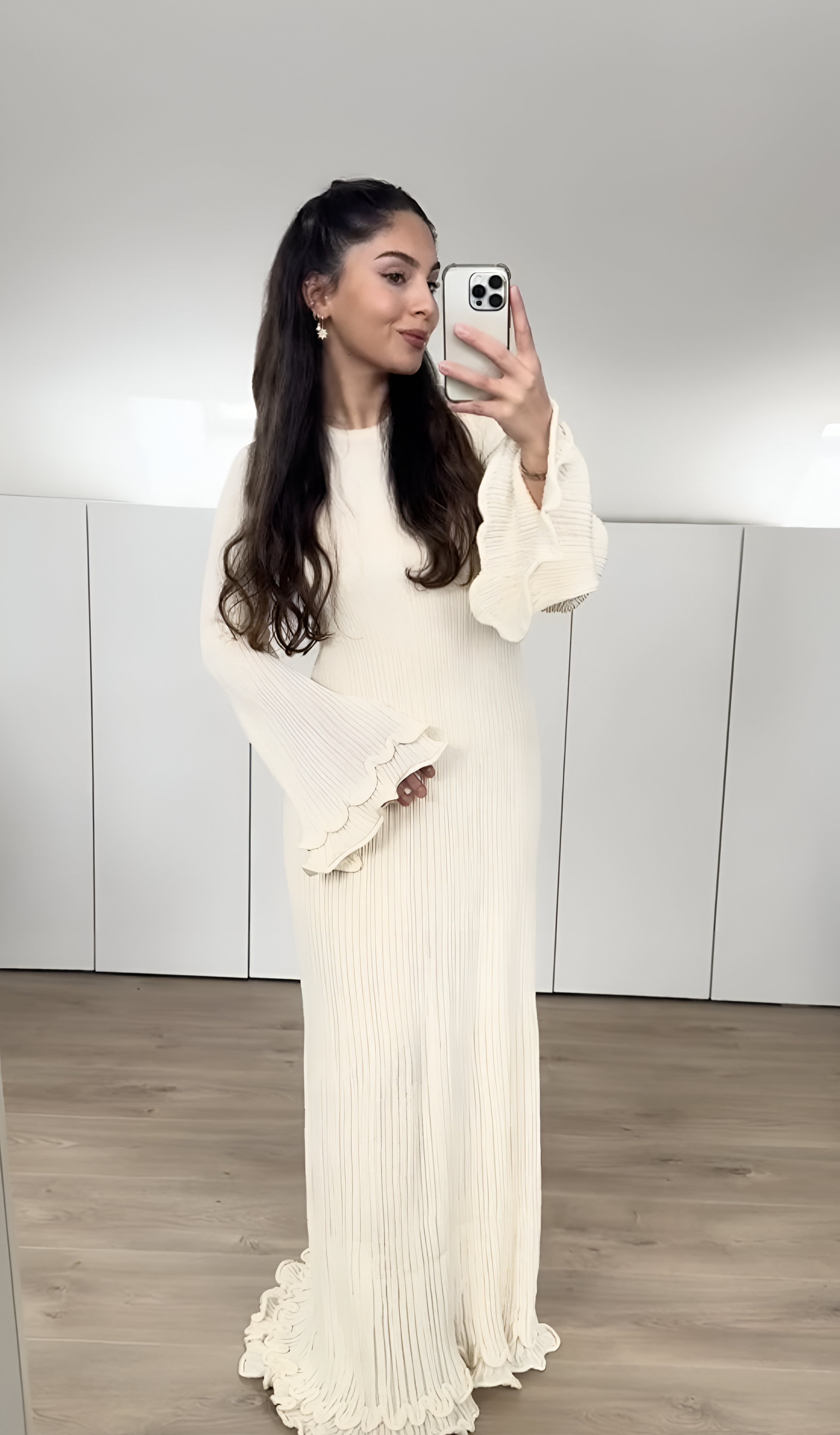 CHLOÉ | WITTE MAXI JURK