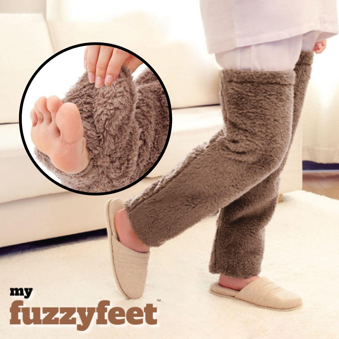 FuzzyFeet™ Original - Ultiem Comfort Over-De-Knie Sokken/Kousen